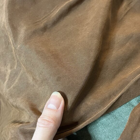 Free People High Waist Pants Womens 8 Maple Brown Boho Pleated Western Cowgirl - Picture 8 of 12